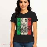 Italian Lasagna Periodic Table Elements Italian Flag Lasagna Women's T-Shirt thumb 4