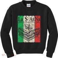 Italian Lasagna Periodic Table Elements Italian Flag Lasagna Kids Sweatshirt thumb 0