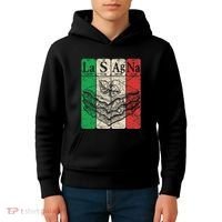 Italian Lasagna Periodic Table Elements Italian Flag Lasagna Kids Hoodie thumb 4