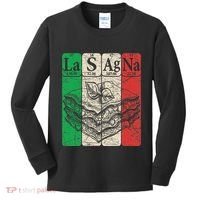 Italian Lasagna Periodic Table Elements Italian Flag Lasagna Kids Long Sleeve Shirt thumb 0