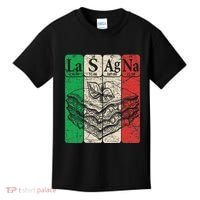 Italian Lasagna Periodic Table Elements Italian Flag Lasagna Kids T-Shirt thumb 0