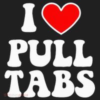 I Love Pull Tabs Bar Games Tavern Gambling Women's Sweatshirt thumb 2