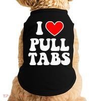 I Love Pull Tabs Bar Games Tavern Gambling Doggie Tank thumb 0