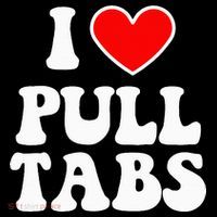 I Love Pull Tabs Bar Games Tavern Gambling USA-Made Doggie Bandana thumb 2