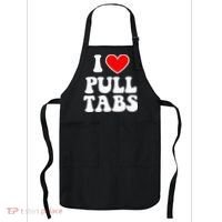I Love Pull Tabs Bar Games Tavern Gambling Apron thumb 0