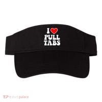 I Love Pull Tabs Bar Games Tavern Gambling Visor thumb 0