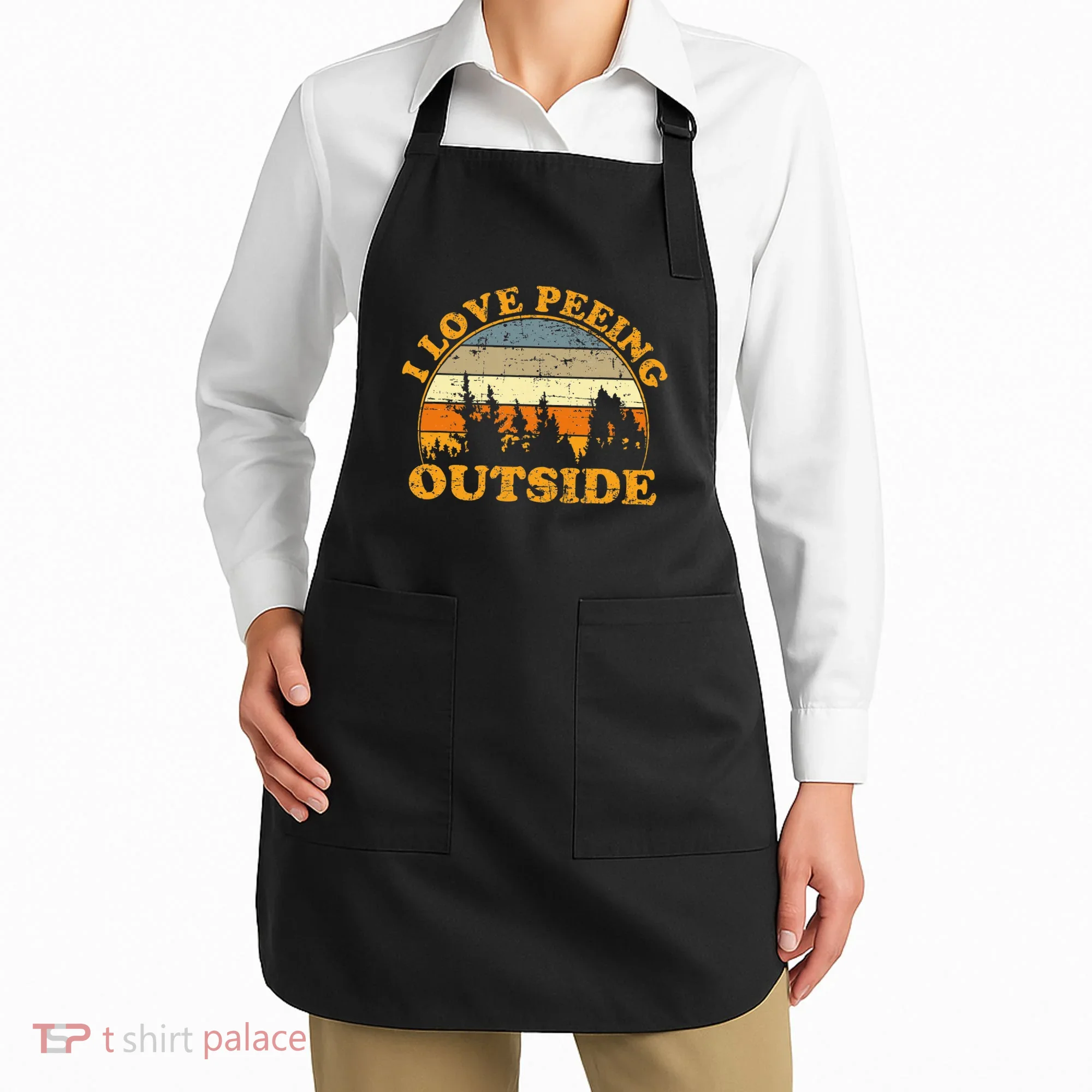 I Love Peeing Outside Apron