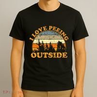 I Love Peeing Outside T-Shirt thumb 3