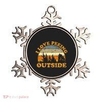 I Love Peeing Outside Ornament thumb 0