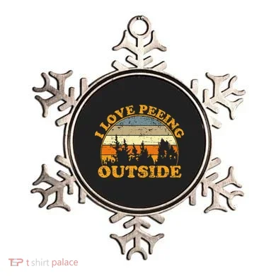 I Love Peeing Outside Ornament