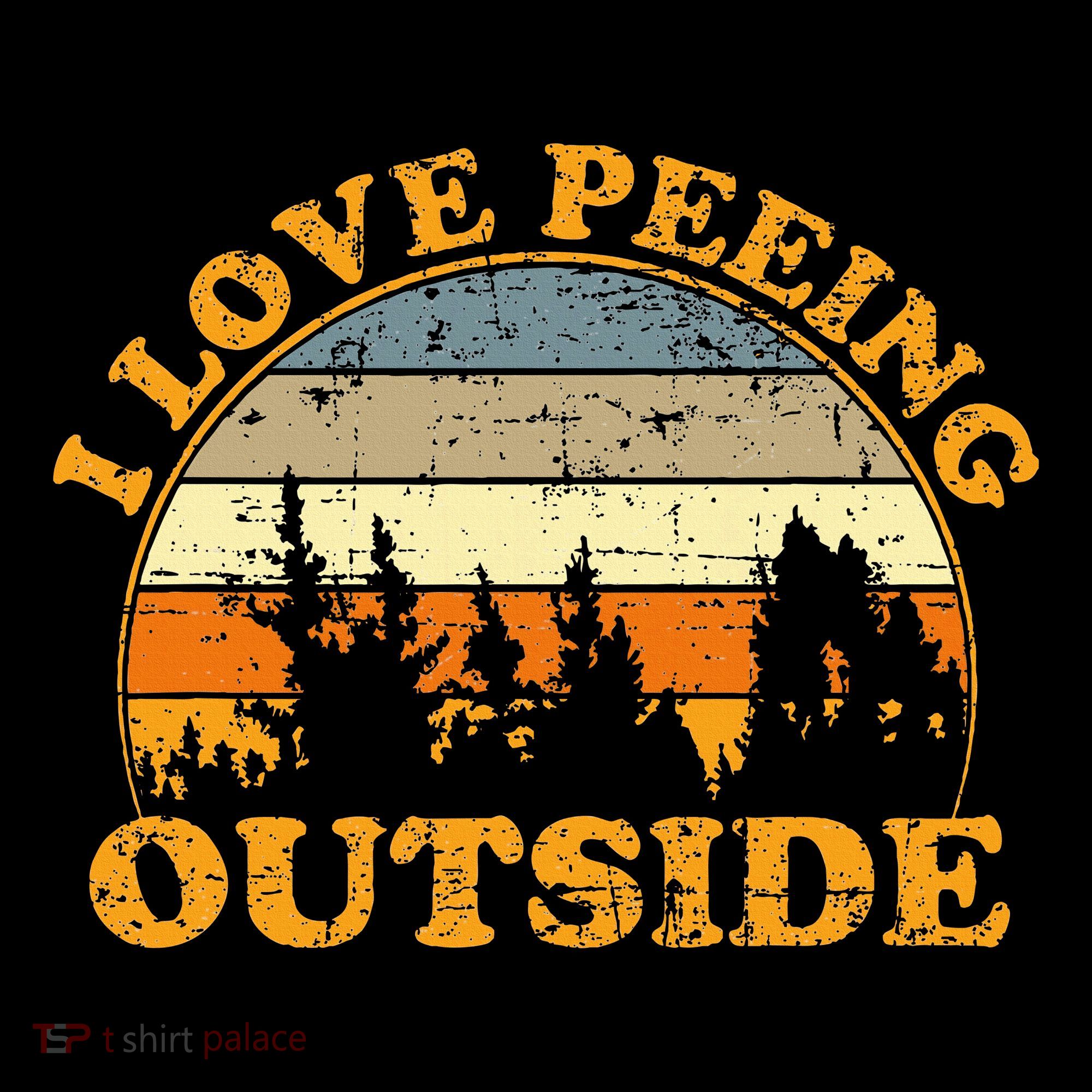 I Love Peeing Outside Women's Tank Top