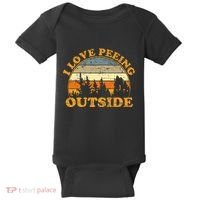 I Love Peeing Outside Baby Bodysuit thumb 0