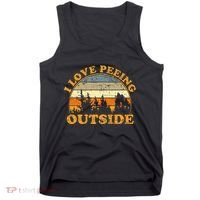 I Love Peeing Outside Tank Top thumb 0