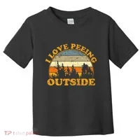 I Love Peeing Outside Toddler T-Shirt thumb 0