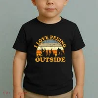 I Love Peeing Outside Toddler T-Shirt thumb 2