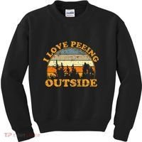I Love Peeing Outside Kids Sweatshirt thumb 0