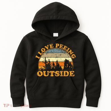 I Love Peeing Outside Kids Hoodie