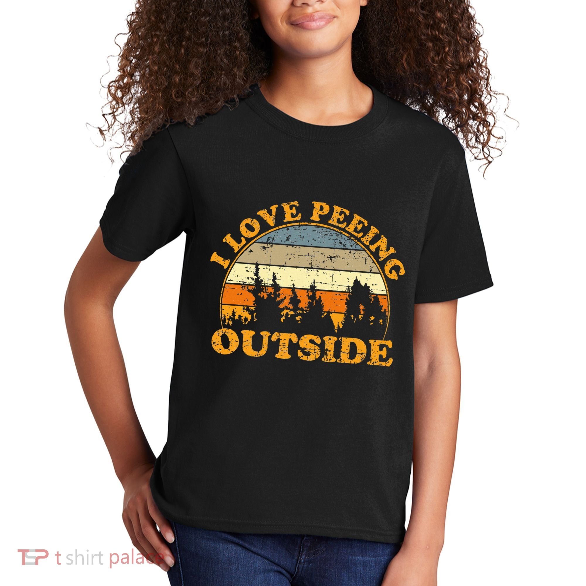 I Love Peeing Outside Kids T-Shirt