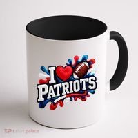 I Love Patriots Coffee Mug thumb 1
