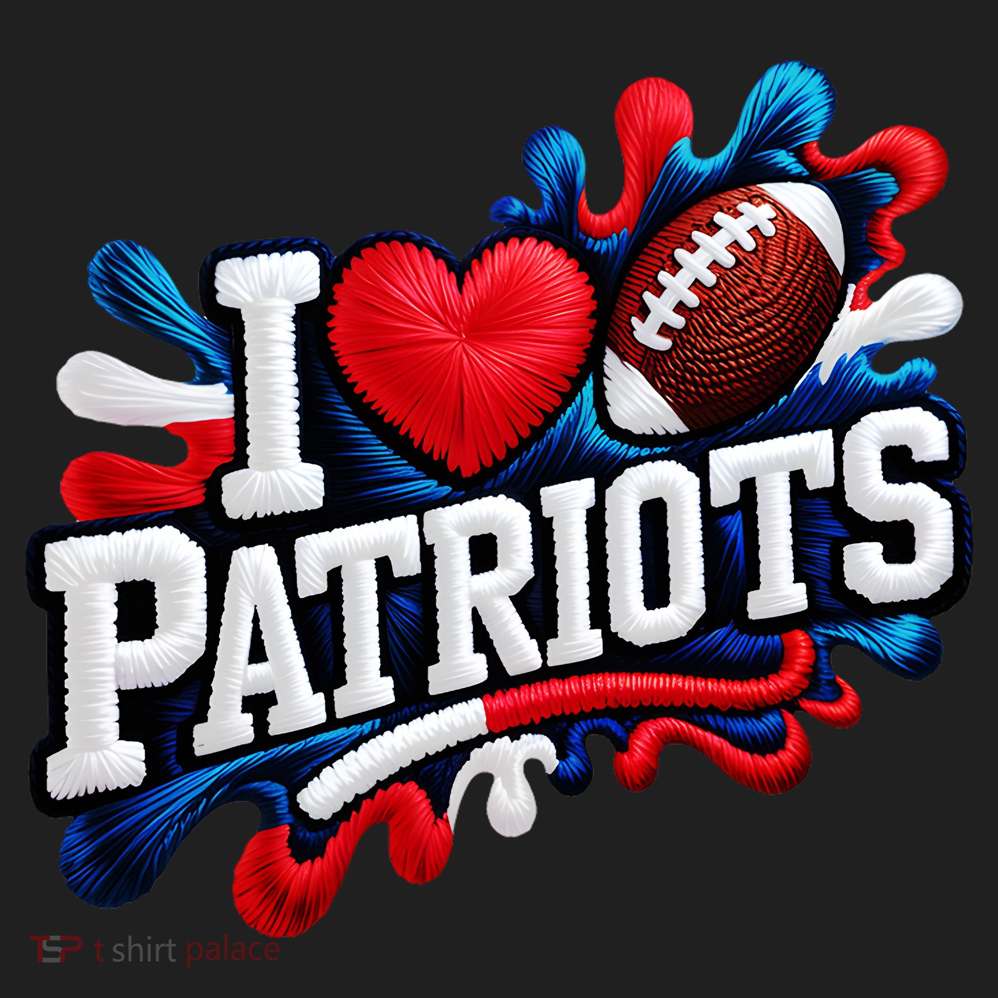 I Love Patriots Tumbler