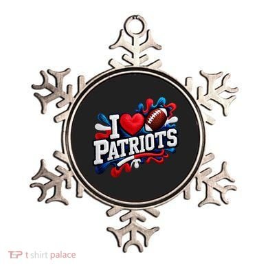 I Love Patriots Ornament