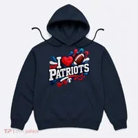 I Love Patriots Hoodie thumb 0