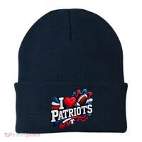 I Love Patriots Beanie thumb 0