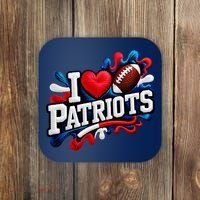 I Love Patriots Coaster thumb 0