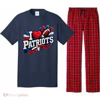 I Love Patriots Pajama Set thumb 0