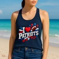 I Love Patriots Women's Tank Top thumb 2