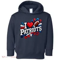 I Love Patriots Toddler Hoodie thumb 0
