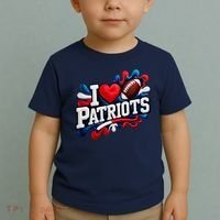 I Love Patriots Toddler T-Shirt thumb 2