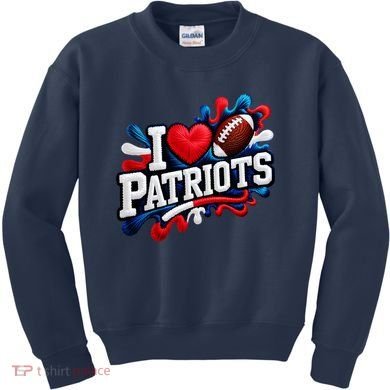 I Love Patriots Kids Sweatshirt