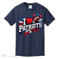 I Love Patriots Kids T-Shirt thumb 0