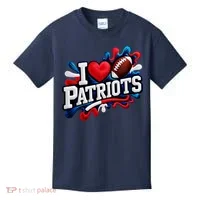 I Love Patriots Kids T-Shirt thumb 0