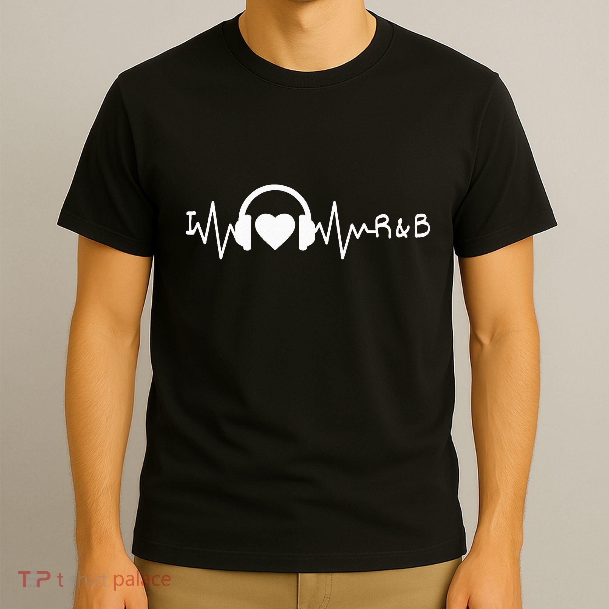 I Love R&B Heartbeat Rhythm And Blues Music 90S Rnb T-Shirt