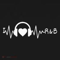 I Love R&B Heartbeat Rhythm And Blues Music 90S Rnb Polo thumb 3