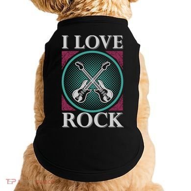 I Love Rock Doggie Tank