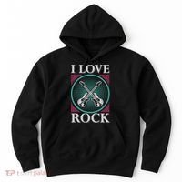 I Love Rock Hoodie thumb 0