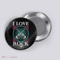 I Love Rock Button thumb 0