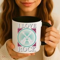 I Love Rock Coffee Mug thumb 3