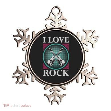 I Love Rock Ornament