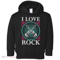 I Love Rock Toddler Hoodie thumb 0