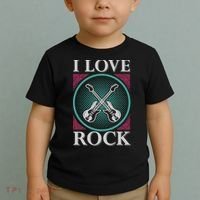 I Love Rock Toddler T-Shirt thumb 2