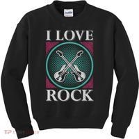 I Love Rock Kids Sweatshirt thumb 0