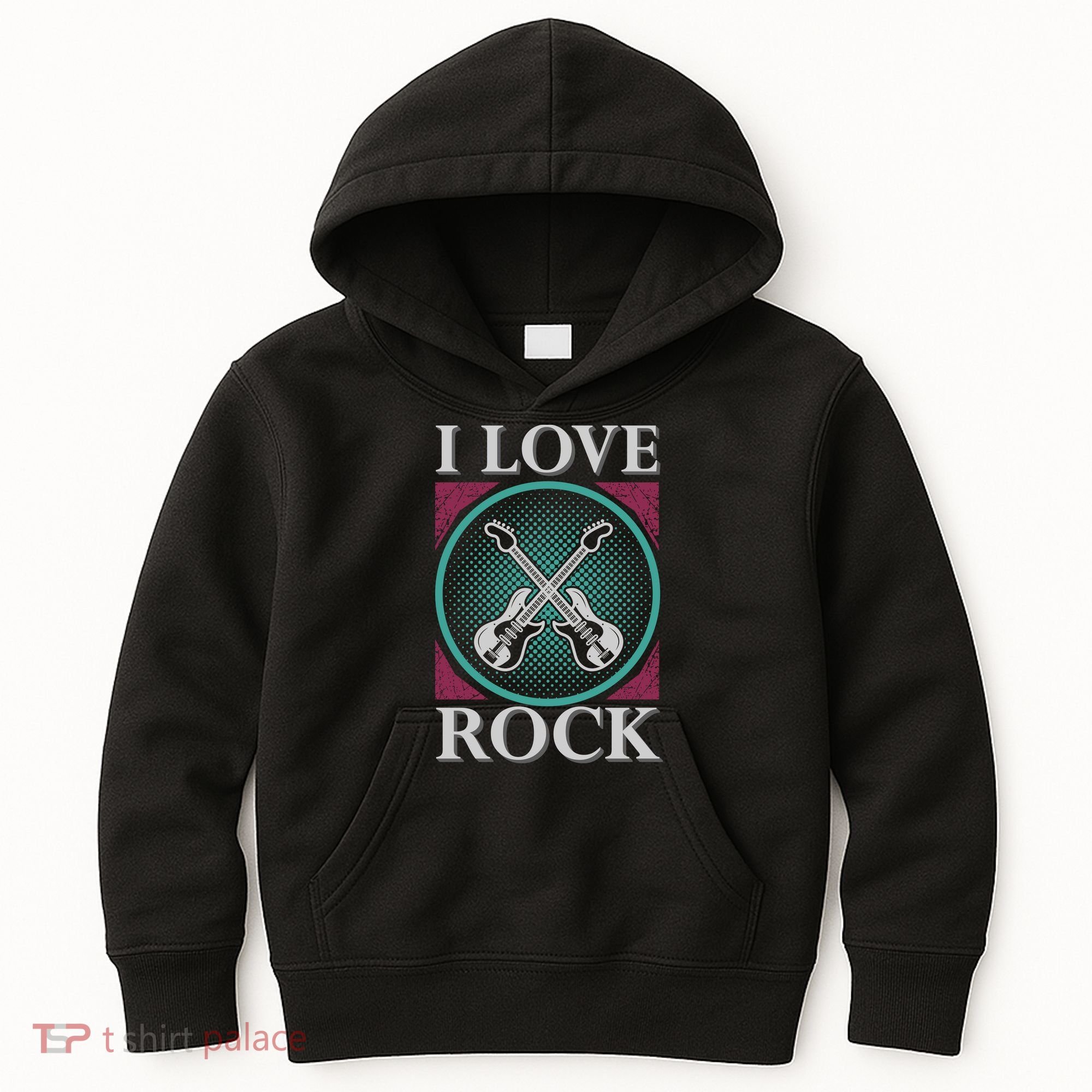 I Love Rock Kids Hoodie
