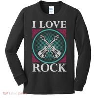 I Love Rock Kids Long Sleeve Shirt thumb 0