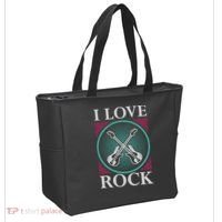 I Love Rock Tote Bag thumb 2
