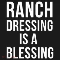 I Love Ranch Dressing Is A Blessing USA-Made Doggie Bandana thumb 2