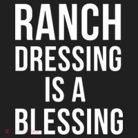 I Love Ranch Dressing Is A Blessing Golf Towel thumb 3